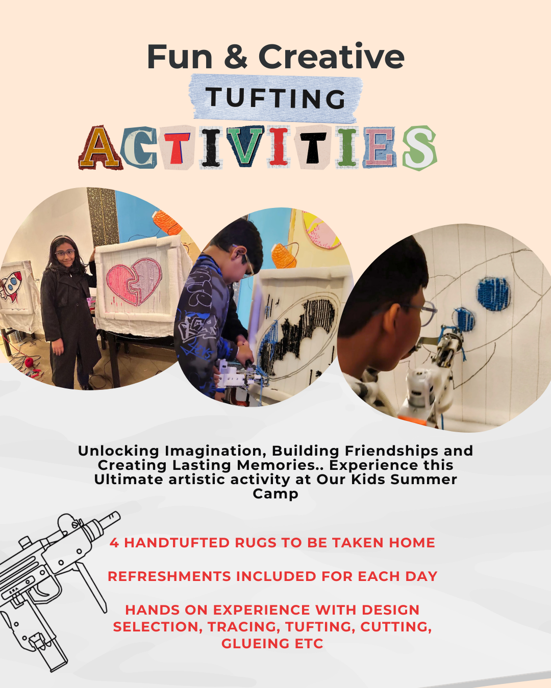 Kids Tufting Summer Camp '25
