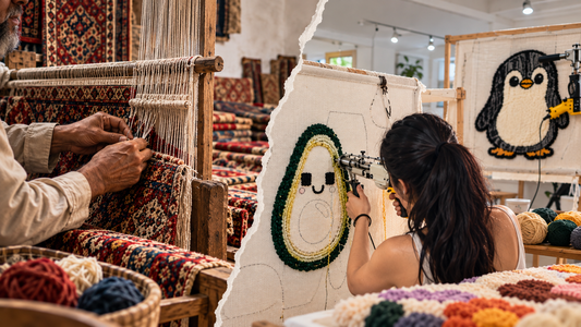 Tufting vs. Traditional Weaving: How a 100-Year-Old Craft Went Modern