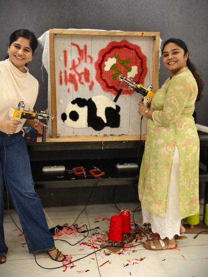 Couple Tufting Session