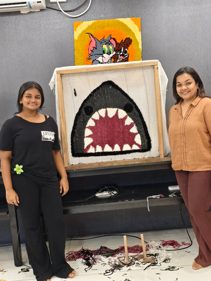 Couple Tufting Session