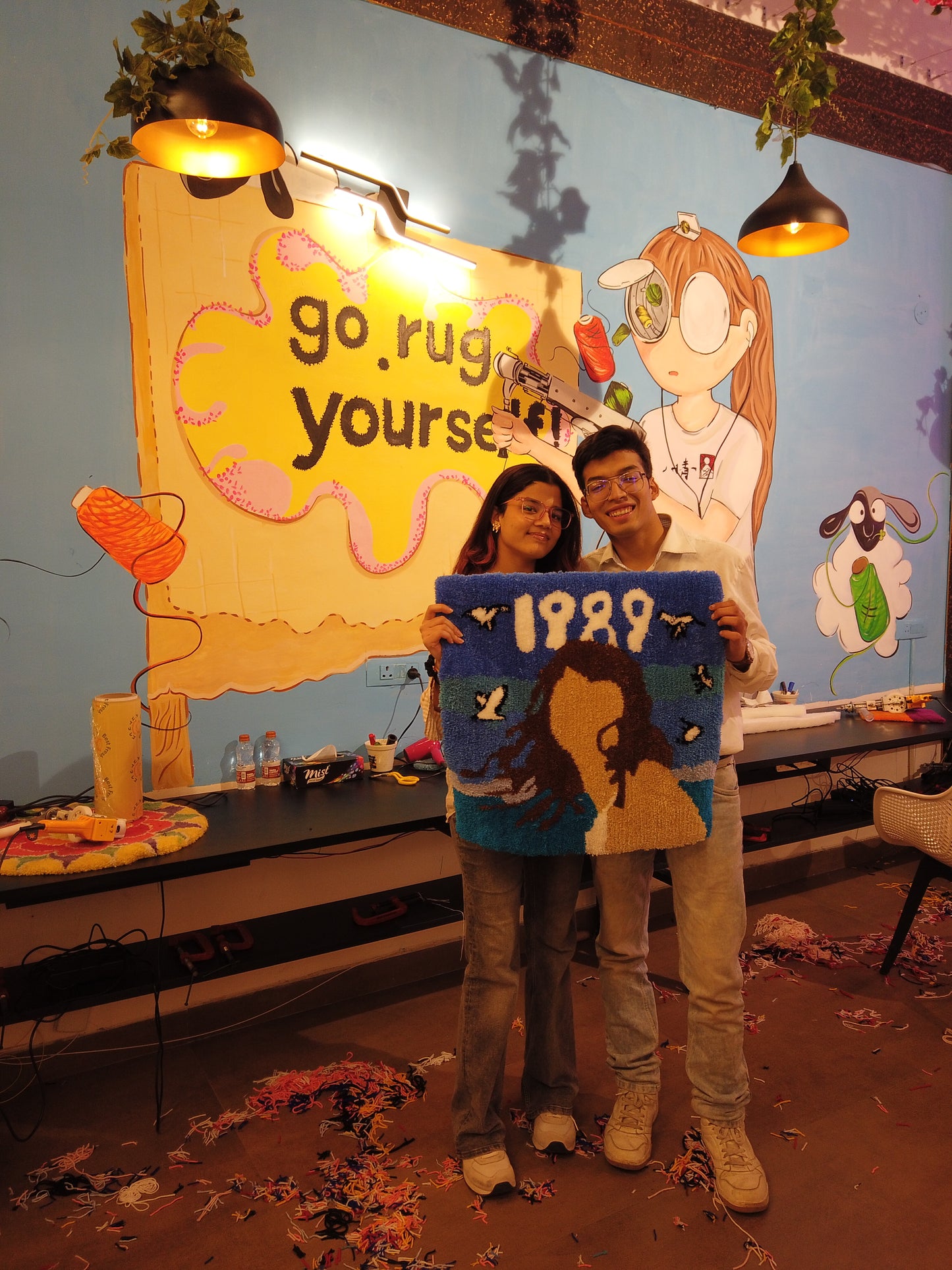 Couple Tufting Session