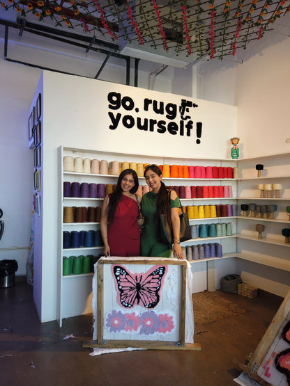 Couple Tufting Session