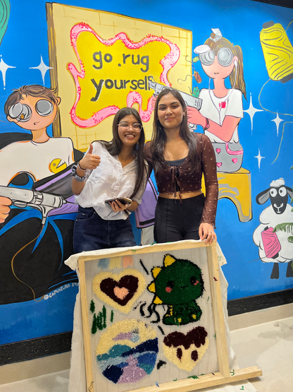 Couple Tufting Session