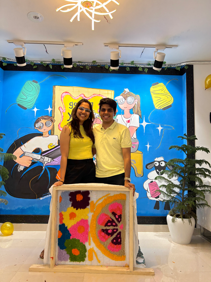 Couple Tufting Session