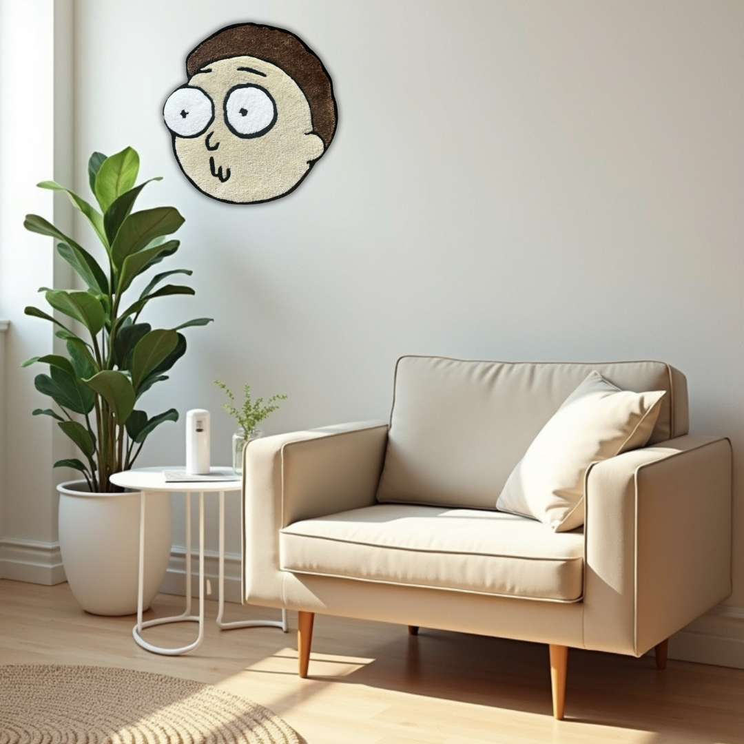 Morty Face Rug
