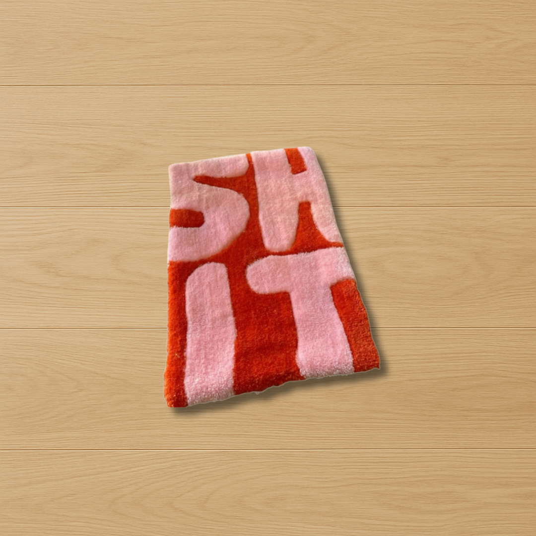 SHIT Pink and Orange rug