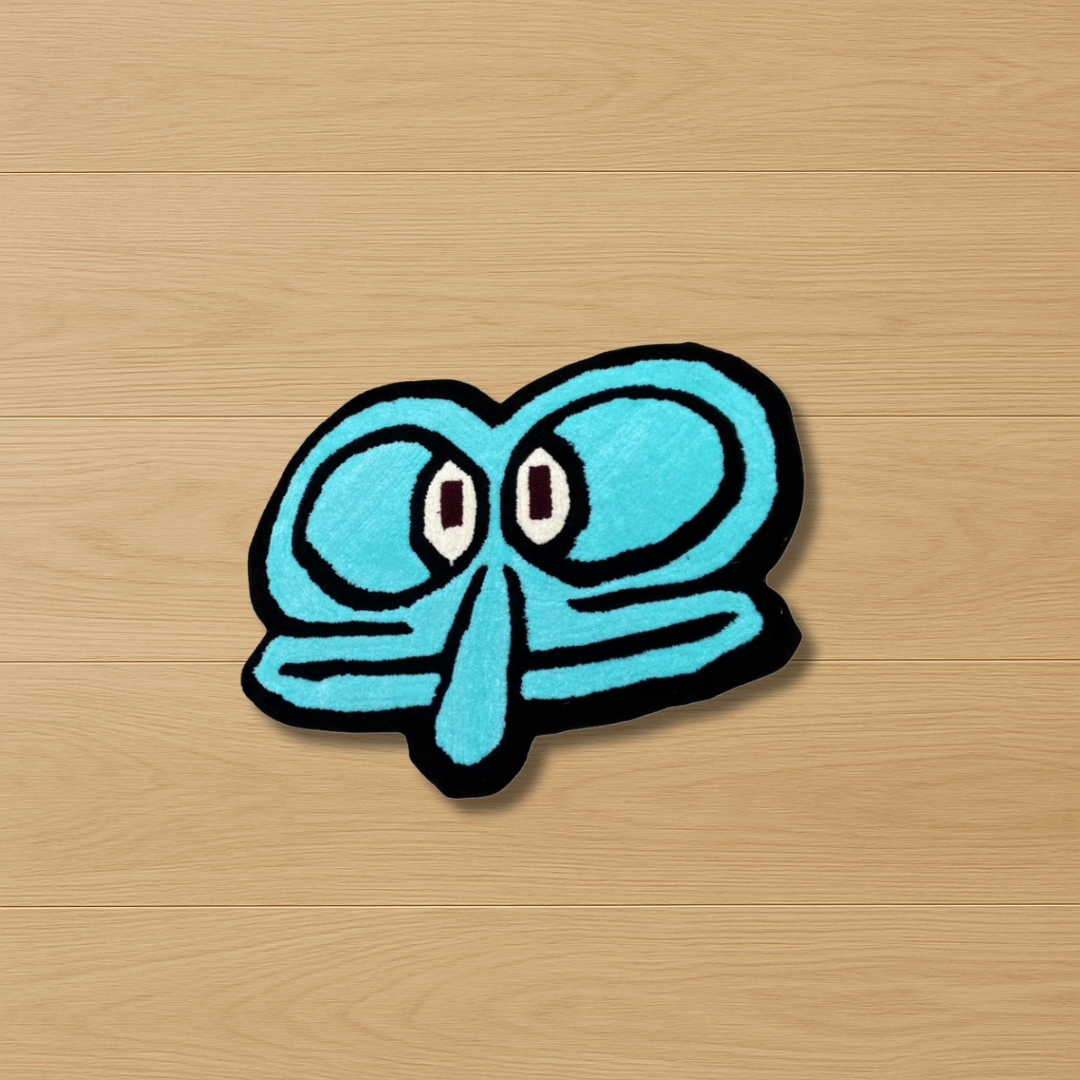 Squashed Squidward Rug