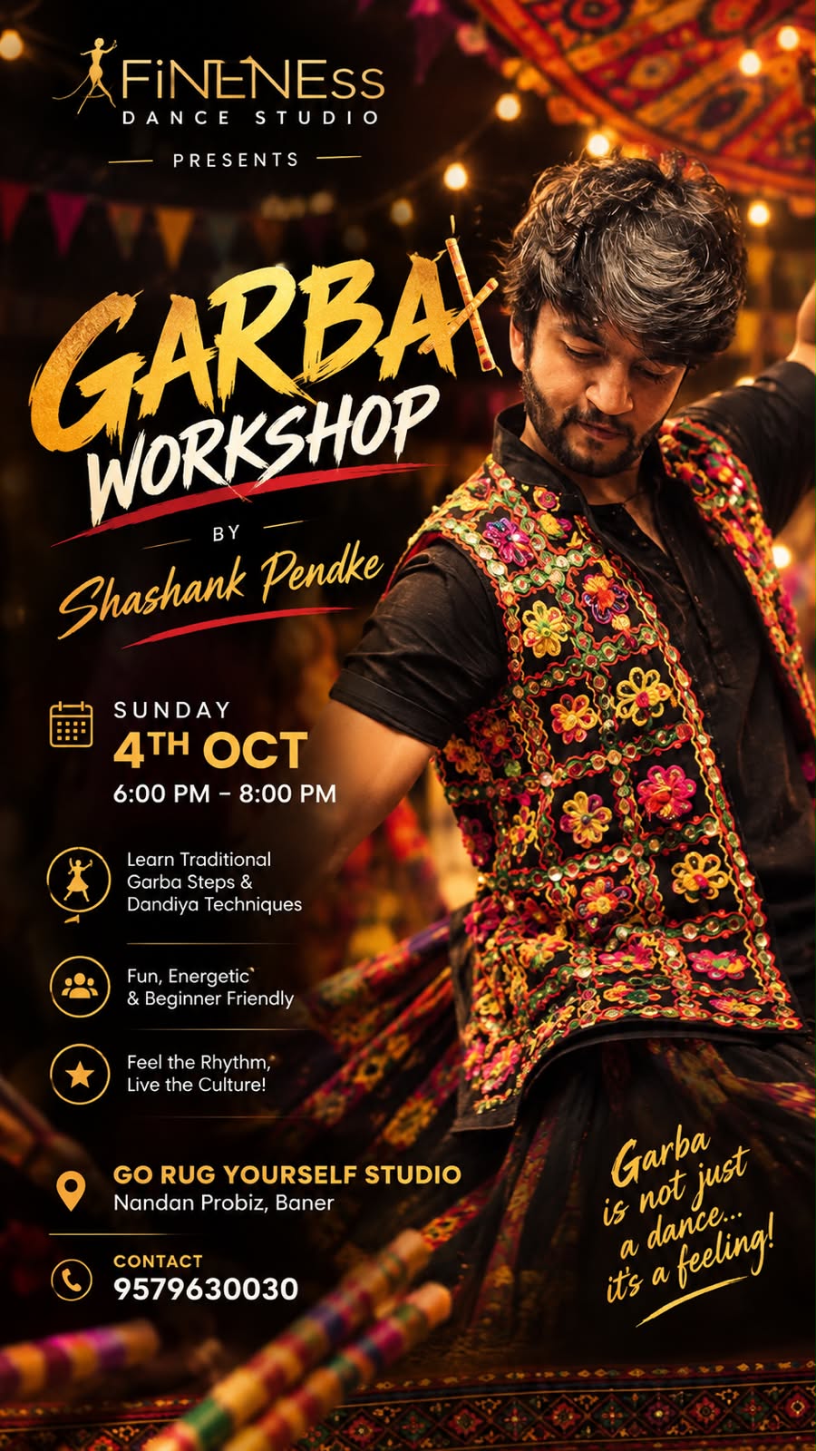 Garba Workshops with Shashank Pendke